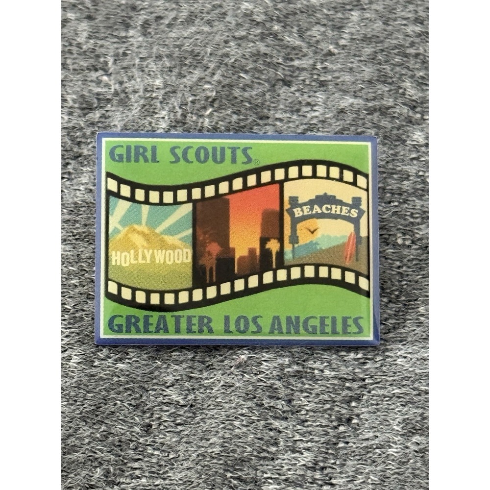 Girl Scouts GREATER‎ LOS ANGELES COUNCIL PIN California Badge Hollywood